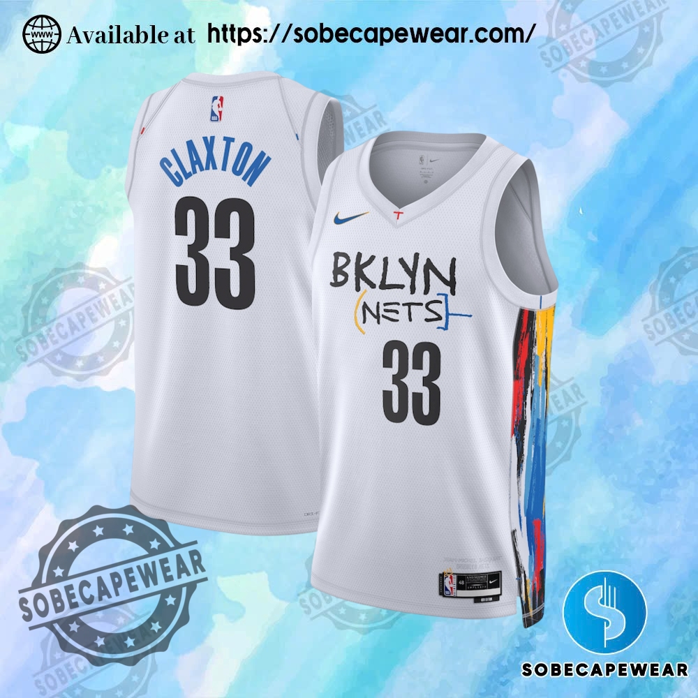 What’s New in Jerseys? A Full Rundown of Recent Launches 24 Mens Brooklyn Nets Nicolas Claxton Nike White City Edition Swingman Jersey