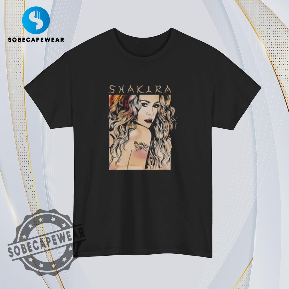 Shakira Singer Art Shirt Hoodie Sweatshirt Vintage 4 Shakira Singer Art Shirt Hoodie Sweatshirt Vintage