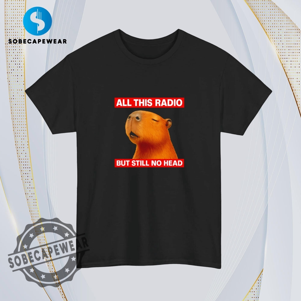 All This Radio But Still No Head Capybara Shirt Hoodie Sweatshirt Vintage 4 All this radio but still no head Capybara Shirt Hoodie Sweatshirt Vintage