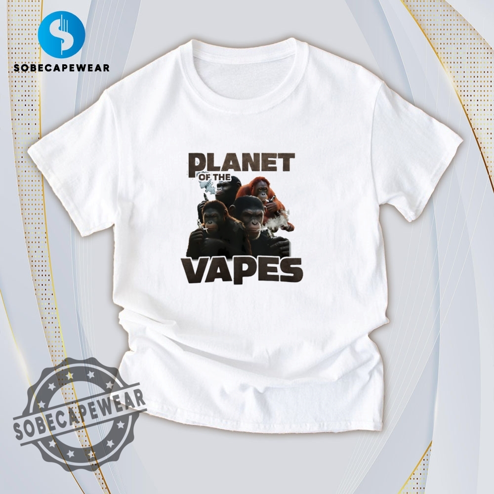 Make Way for the Print Takeover – T-Shirts Edition 8 Planet Of The Apes Smoking Shirt Hoodie Sweatshirt Vintage