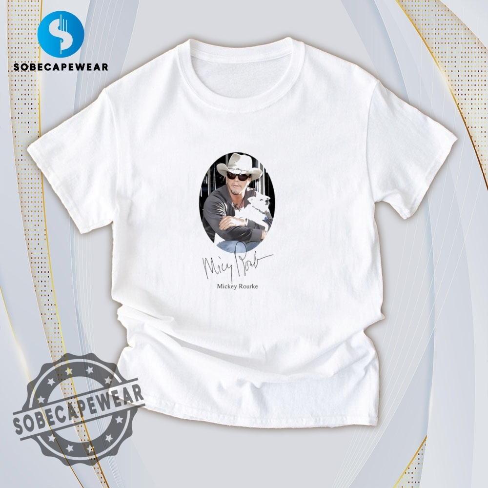 Make Way for the Print Takeover – T-Shirts Edition 19 Mickey Rourke Signature Shirt Hoodie Sweatshirt Vintage