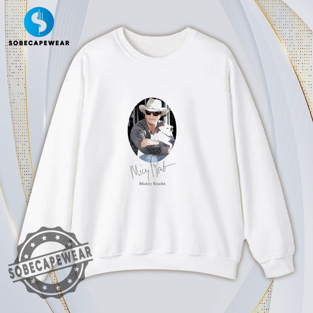 Mickey Rourke Signature Shirt Hoodie Sweatshirt Vintage 5 Mickey Rourke signature Shirt Hoodie Sweatshirt Vintage