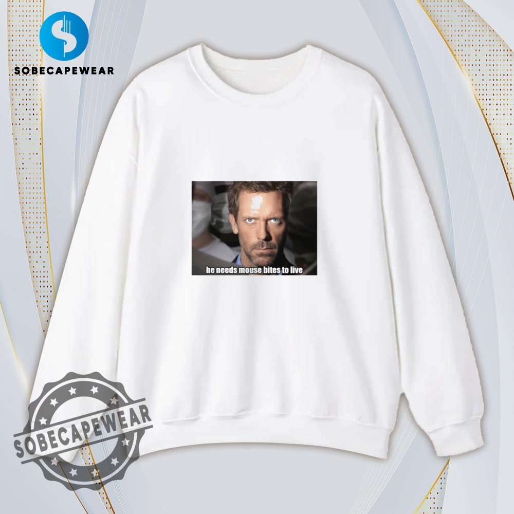 He Needs Mouse Bites To Live Retro Shirt Hoodie Sweatshirt Sweater 5 He needs mouse bites to live Retro Shirt Hoodie Sweatshirt Sweater