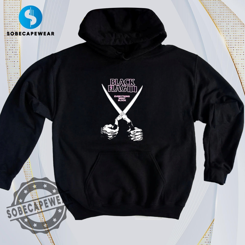 Your Favorite Prints, Now on the Coolest T-Shirts 32 Everything Went Black Black Flag Retro Shirt Hoodie Sweatshirt Sweater