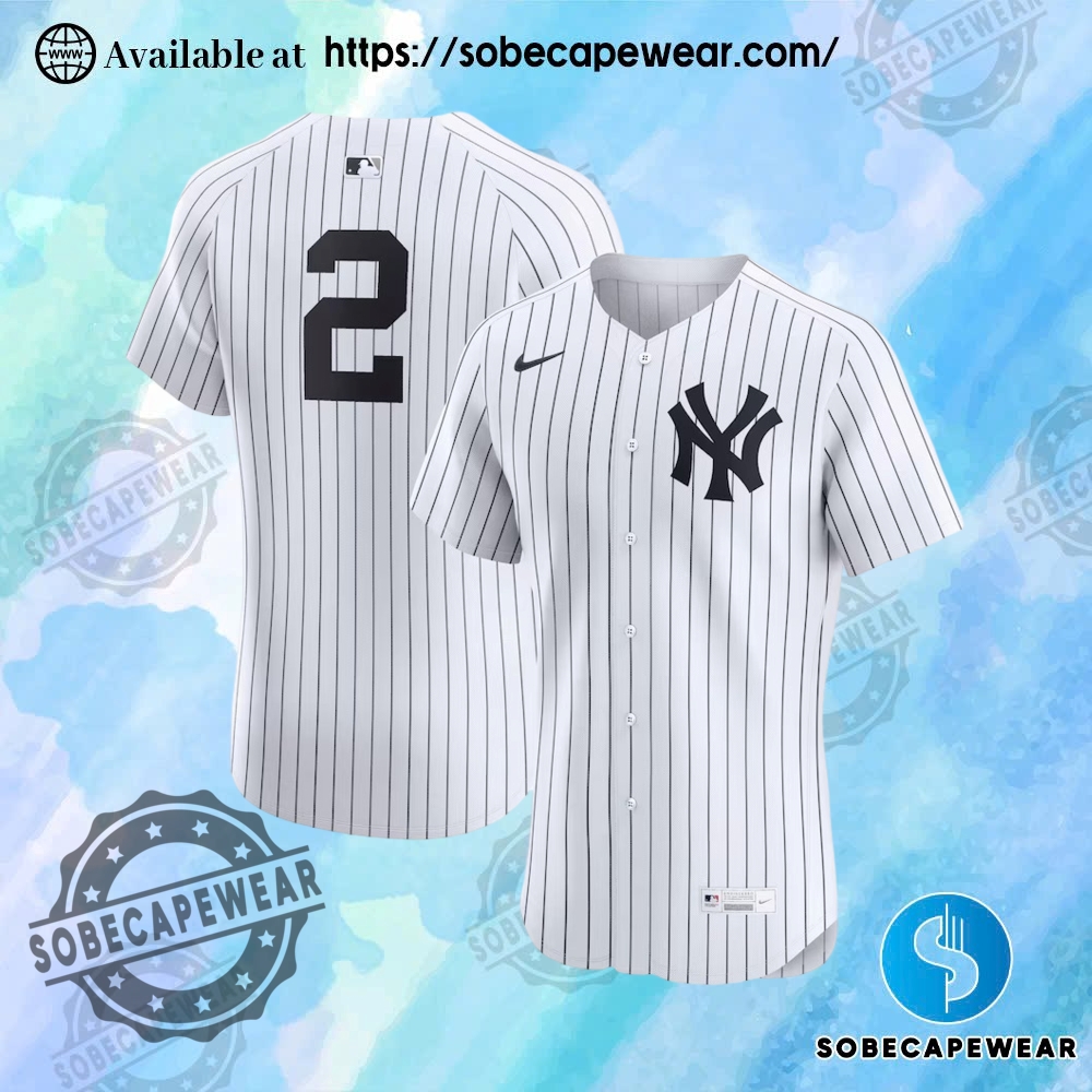 Unpacking the Latest Jersey Collections 4 Derek Jeter New York Yankees Nike Home Elite Player White Jersey