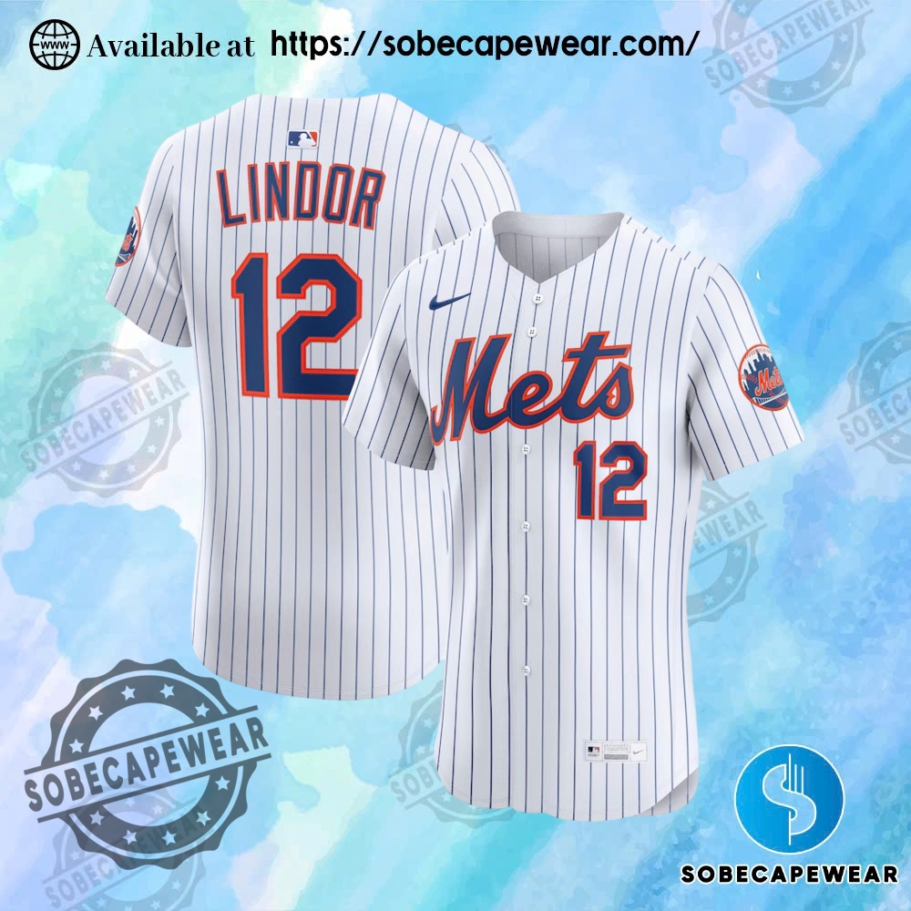 Unpacking the Latest Jersey Collections 5 Francisco Lindor New York Mets Nike Home Elite Player White Jersey