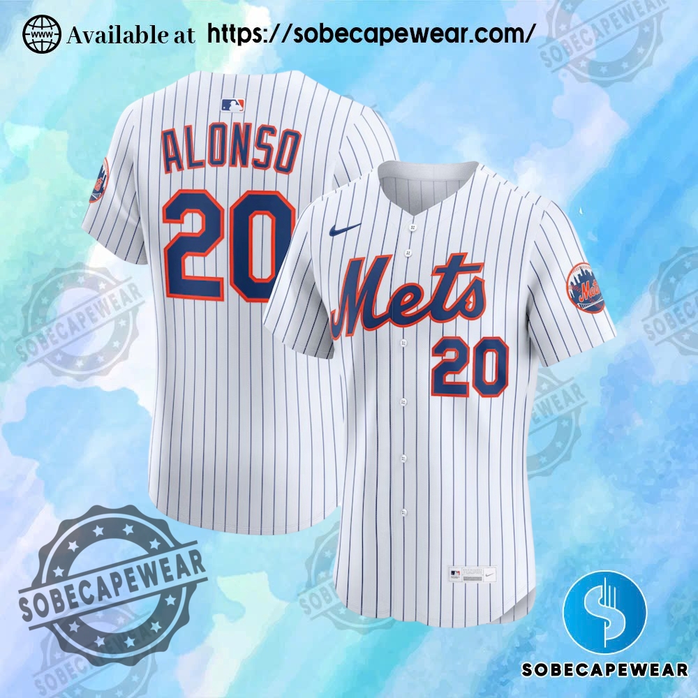 Unpacking the Latest Jersey Collections 6 Pete Alonso New York Mets Nike Home Elite Player White Jersey