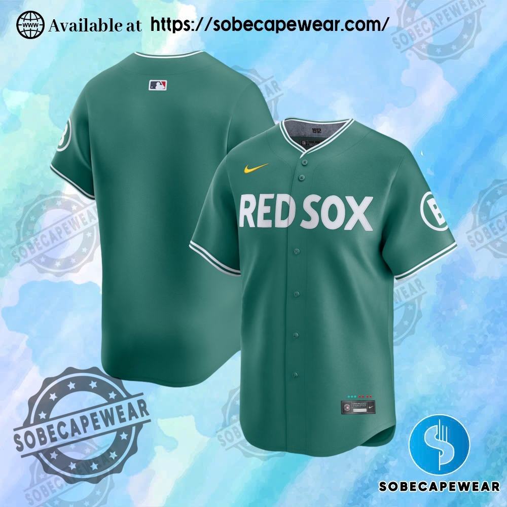Unpacking the Latest Jersey Collections 7 Boston Red Sox Nike 2025 City Connect Limited Green Jersey