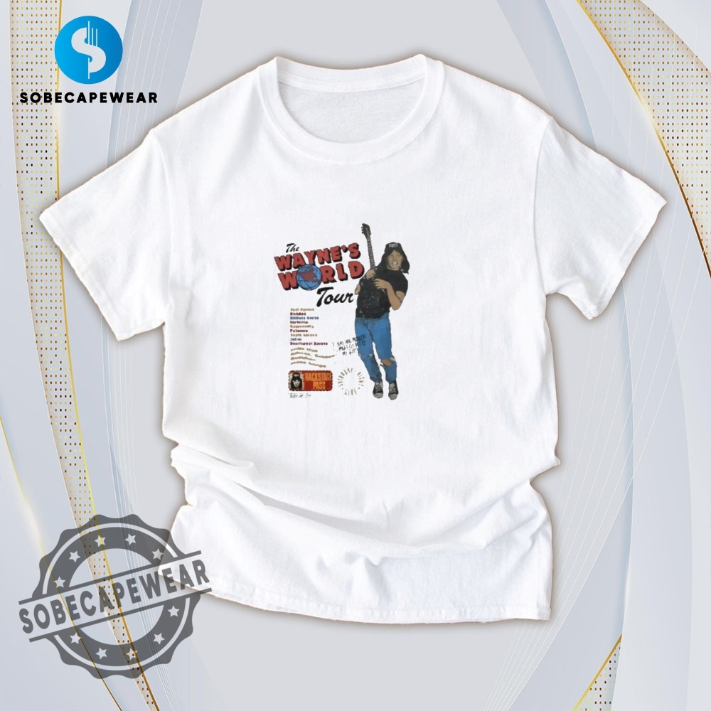 16 Trending T-Shirt Styles Everyone's Wearing in 2025 7 The Waynes World Tour 1991 Saturday Night Live Snl Scarlett Johansson Vintage Retro Shirt Sweatshirt Sweater Hoodie