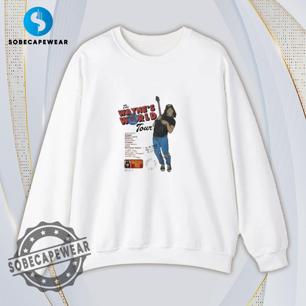 The Waynes World Tour 1991 Saturday Night Live Snl Scarlett Johansson Vintage Retro Shirt Sweatshirt Sweater Hoodie 5 The Waynes World Tour 1991 Saturday Night Live SNL Scarlett Johansson Vintage Retro Shirt Sweatshirt Sweater Hoodie
