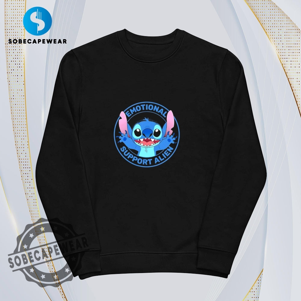 Emotional Support Alien Stitch Vintage Retro Shirt Sweatshirt Sweater Hoodie 5 Emotional support alien Stitch Vintage Retro Shirt Sweatshirt Sweater Hoodie