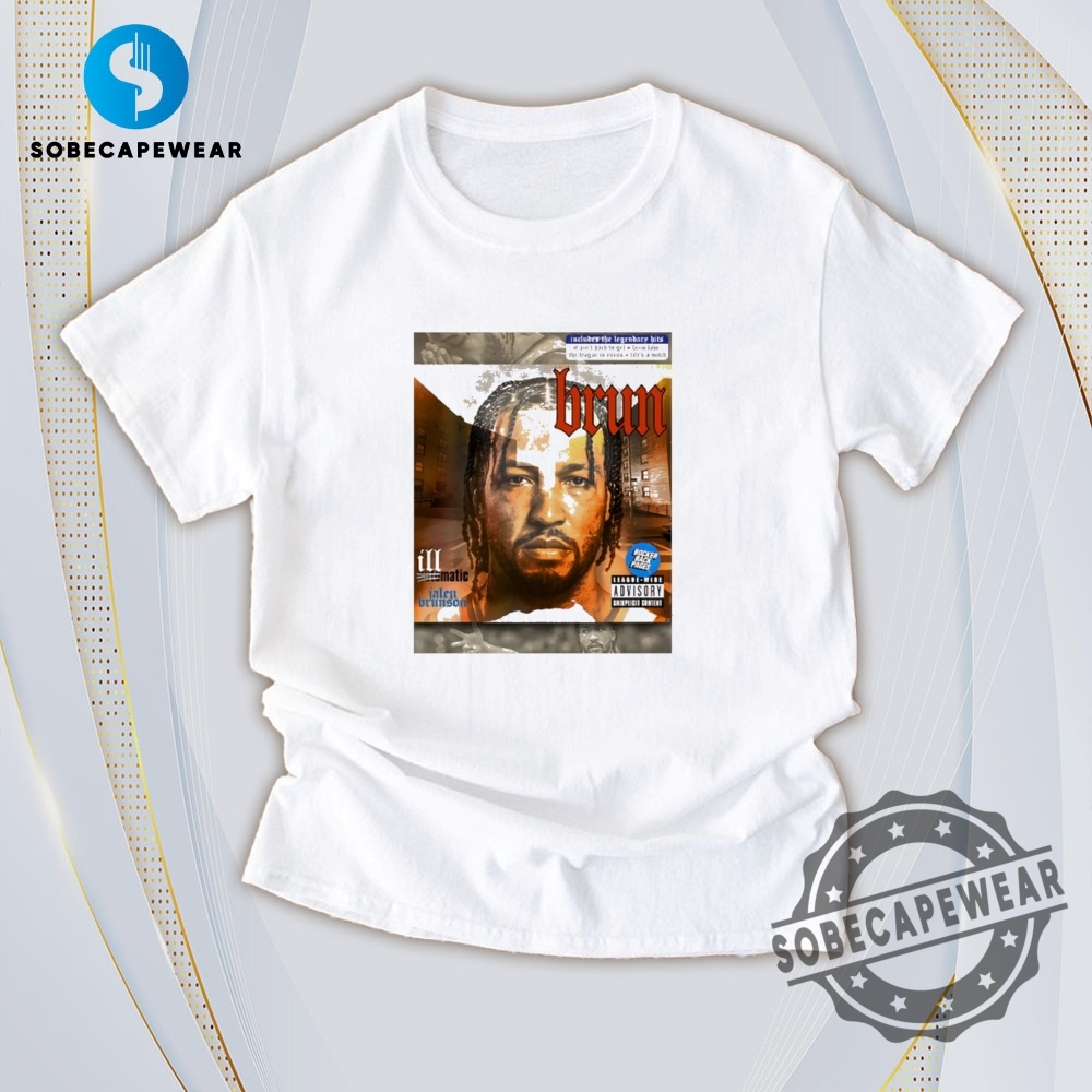 Trending Now: Graphic Tees That Slay 20 Jalen Brunson Brun Illmatic Portrait Vintage Retro Shirt Sweatshirt Sweater Hoodie