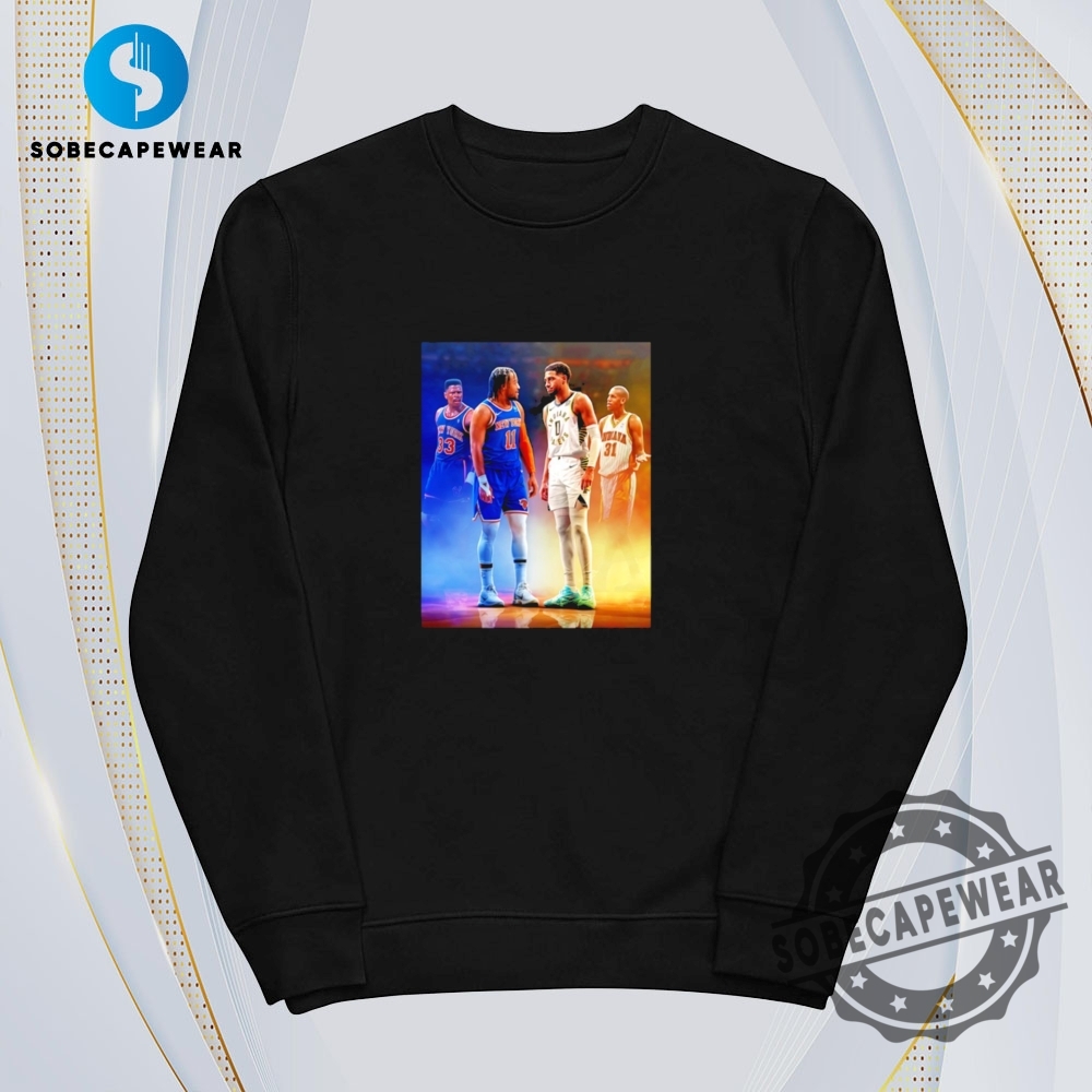 2025 Eastern Conference Finals Jalen Brunson Knicks X Kevin Pritchard Pacers Vintage Retro Shirt Sweatshirt Sweater Hoodie 5 2025 Eastern Conference Finals Jalen Brunson Knicks x Kevin Pritchard Pacers Vintage Retro Shirt Sweatshirt Sweater Hoodie
