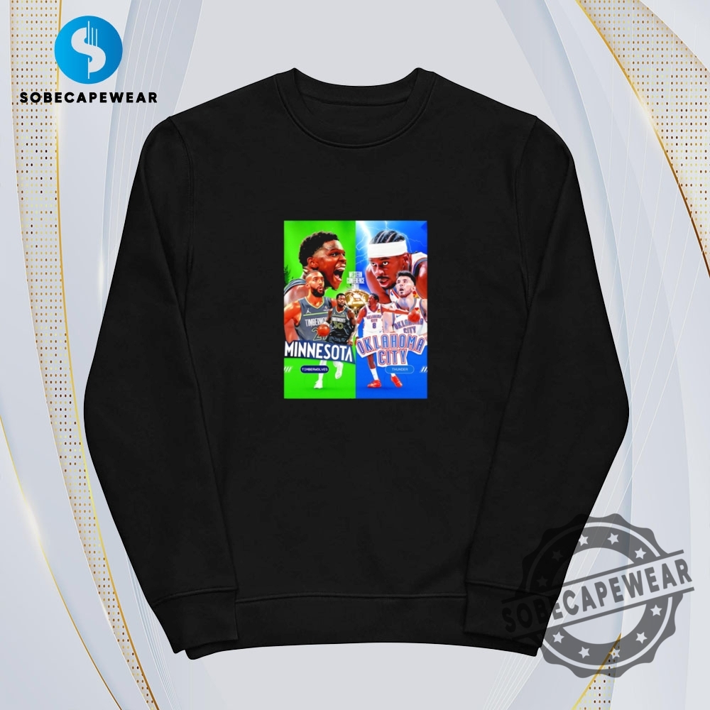Oklahoma City Thunder X Minnesota Timberwovles 2025 Vintage Retro Shirt Sweatshirt Sweater Hoodie 5 Oklahoma City Thunder x Minnesota Timberwovles 2025 Vintage Retro Shirt Sweatshirt Sweater Hoodie