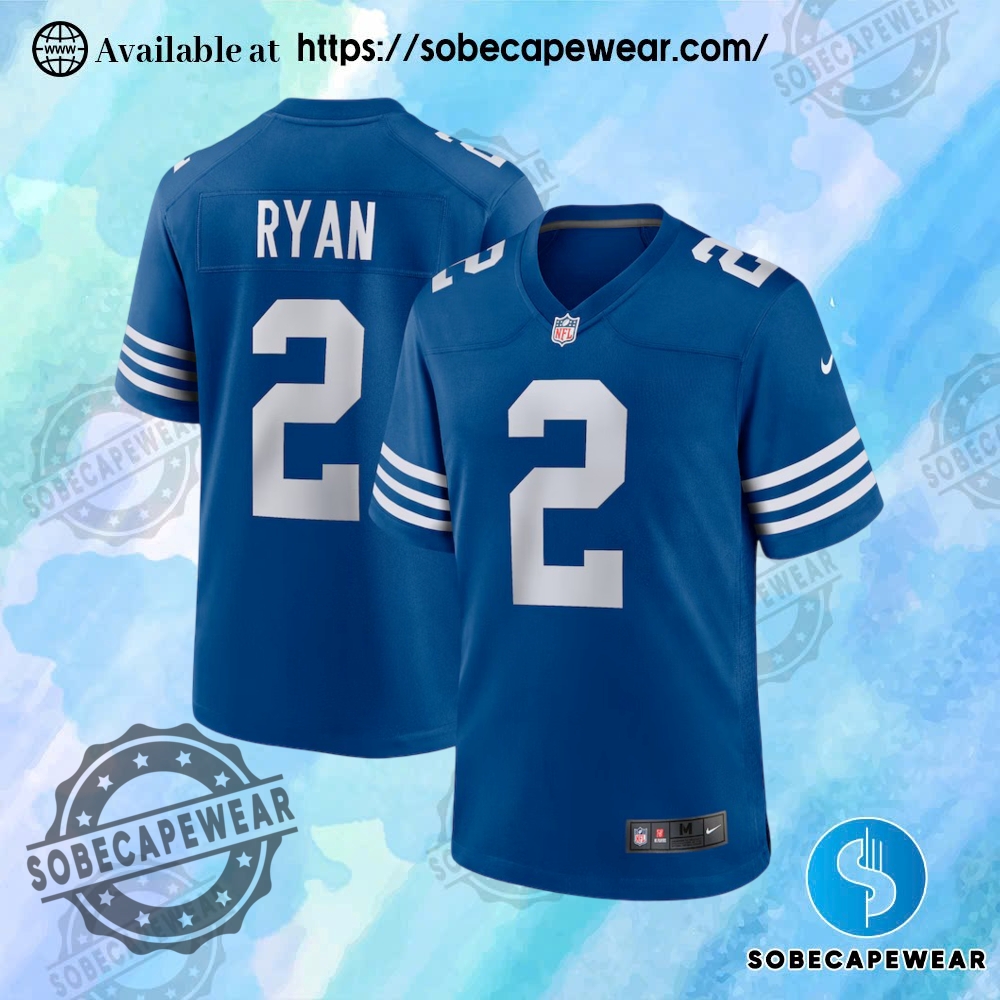Matt Ryan Indianapolis Colts Nike Alternate Game Royal Jersey sobecapewear 1
