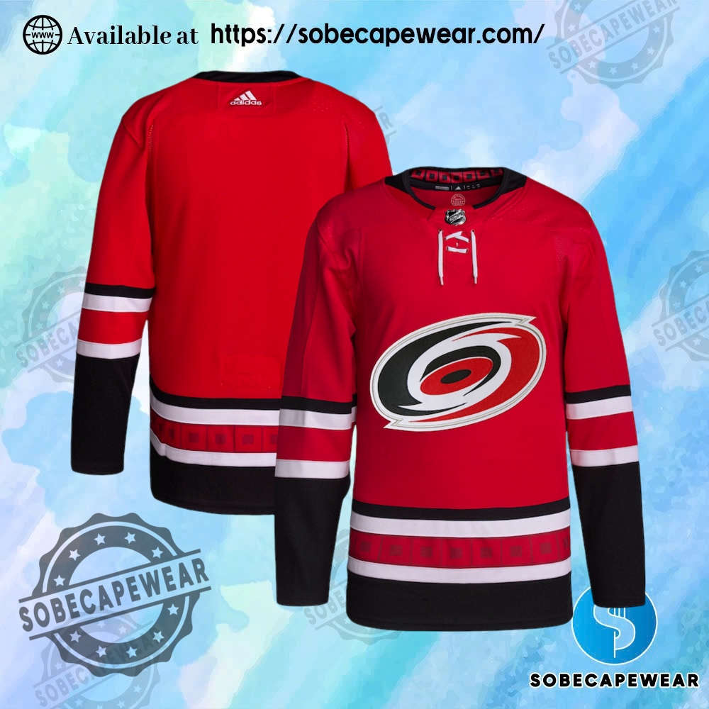 Top Trendy and Stylish Jerseys You Need to See Today 18 Carolina Hurricanes Adidas Alternate Primegreen Authentic Red Jersey