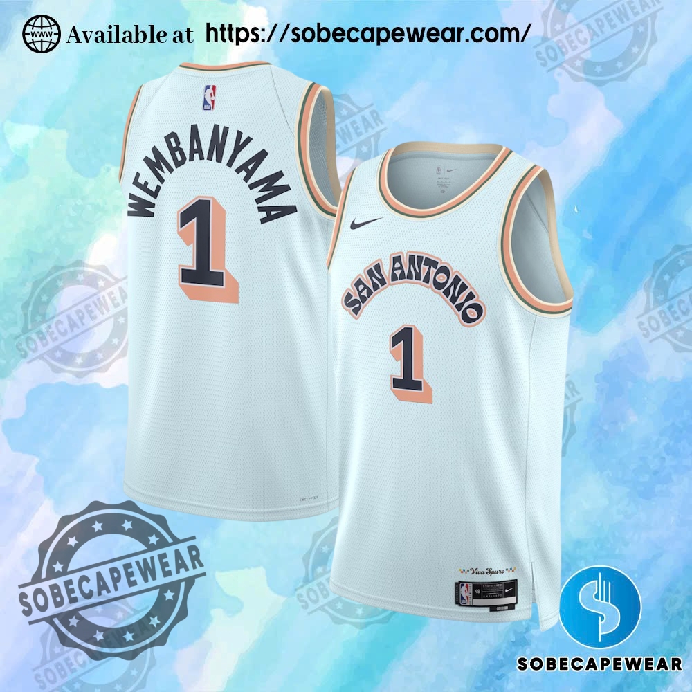 Top Trendy and Stylish Jerseys You Need to See Today 19 Victor Wembanyama San Antonio Spurs Nike Unisex 202425 Swingman Player Light Blue Jersey