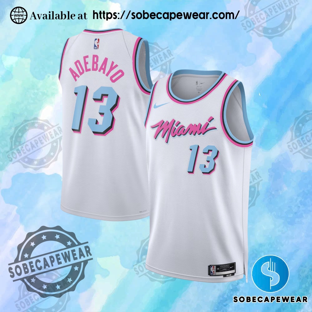 Top Trendy and Stylish Jerseys You Need to See Today 21 Bam Adebayo Miami Heat Nike Unisex 202425 Swingman Player White Jersey