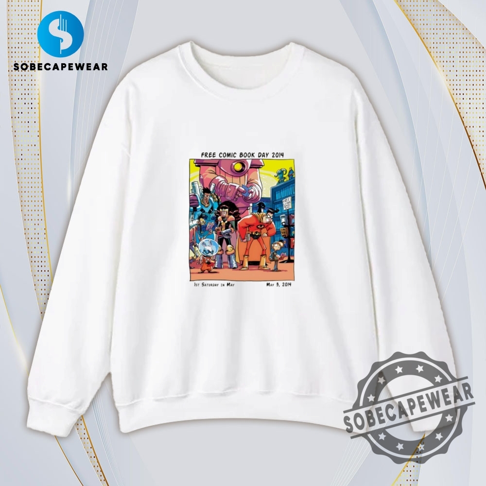 Free Comic Book Day 2014 Vintage Retro Shirt Sweatshirt Sweater Hoodie 5 Free comic book day 2014 Vintage Retro Shirt Sweatshirt Sweater Hoodie
