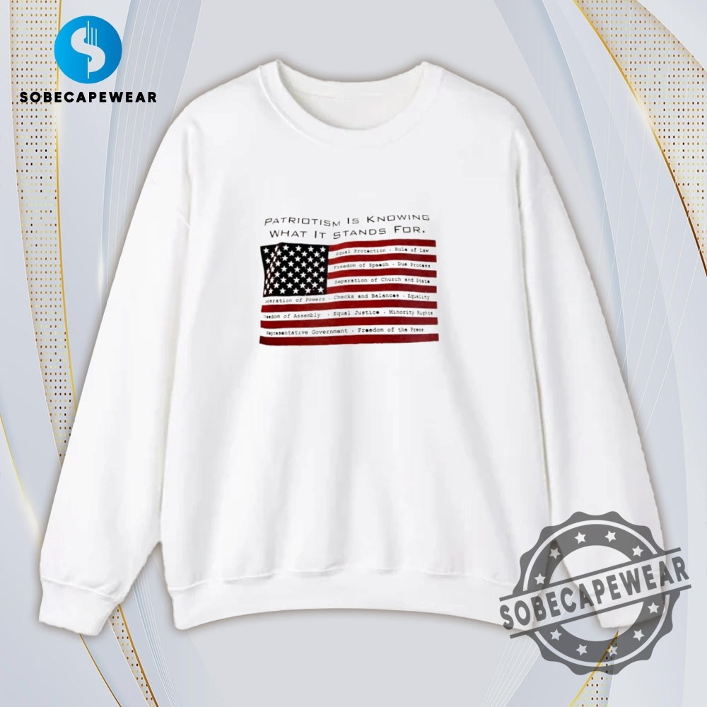Usa Flag Patriotism Is Knowing What It Stands For Vintage Retro Shirt Sweatshirt Sweater Hoodie 5 USA flag Patriotism is knowing what it stands for Vintage Retro Shirt Sweatshirt Sweater Hoodie