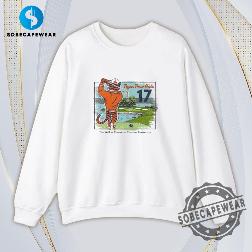 The Walker Course At Clemson Tigers Tiger Paw Hole 17 Vintage Retro Shirt Sweatshirt Sweater Hoodie 5 The Walker Course at Clemson Tigers Tiger paw hole 17 Vintage Retro Shirt Sweatshirt Sweater Hoodie