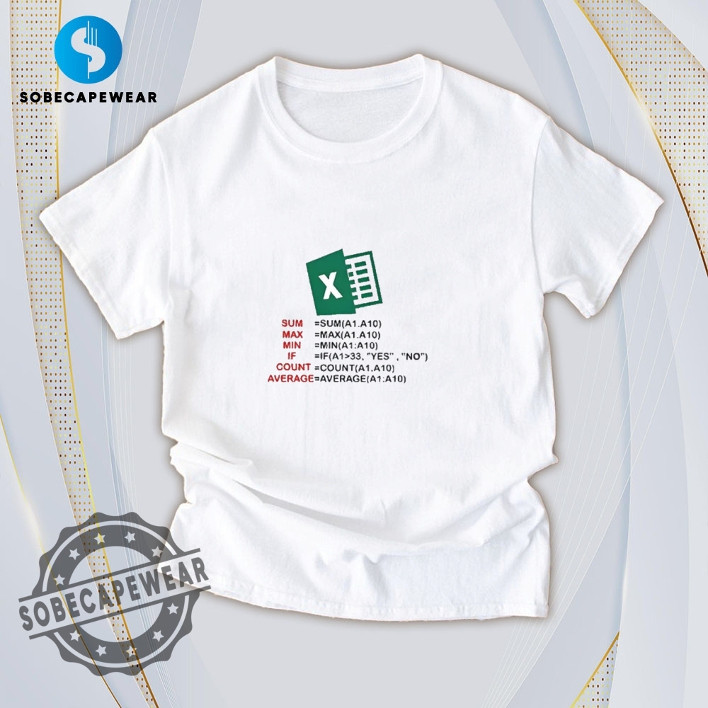 The Ultimate Guide to Wearing Trendy T-Shirts Like a Pro 11 Excel Formula Geek Vintage Retro Shirt Sweatshirt Sweater Hoodie
