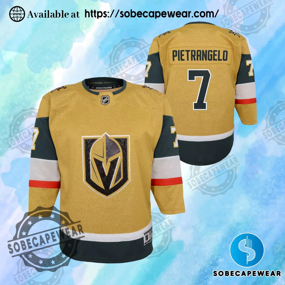 12 Fire Jersey Looks to Try This Season 10 Outerstuff Vegas Golden Knights Alex Pietrangelo No7 Gold Authentic Jersey