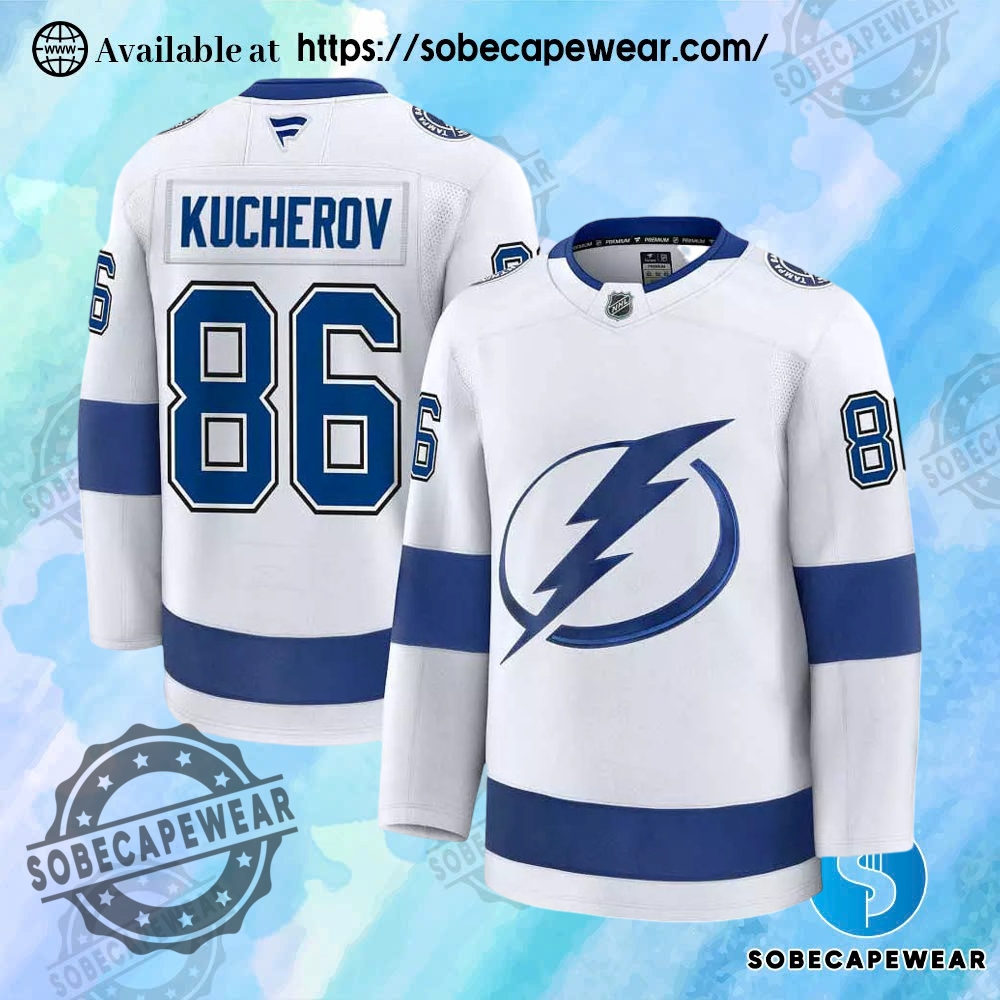 12 Fire Jersey Looks to Try This Season 11 Nhl Mens Tampa Bay Lightning Nikita Kucherov No86 White Premium Authentic Jersey
