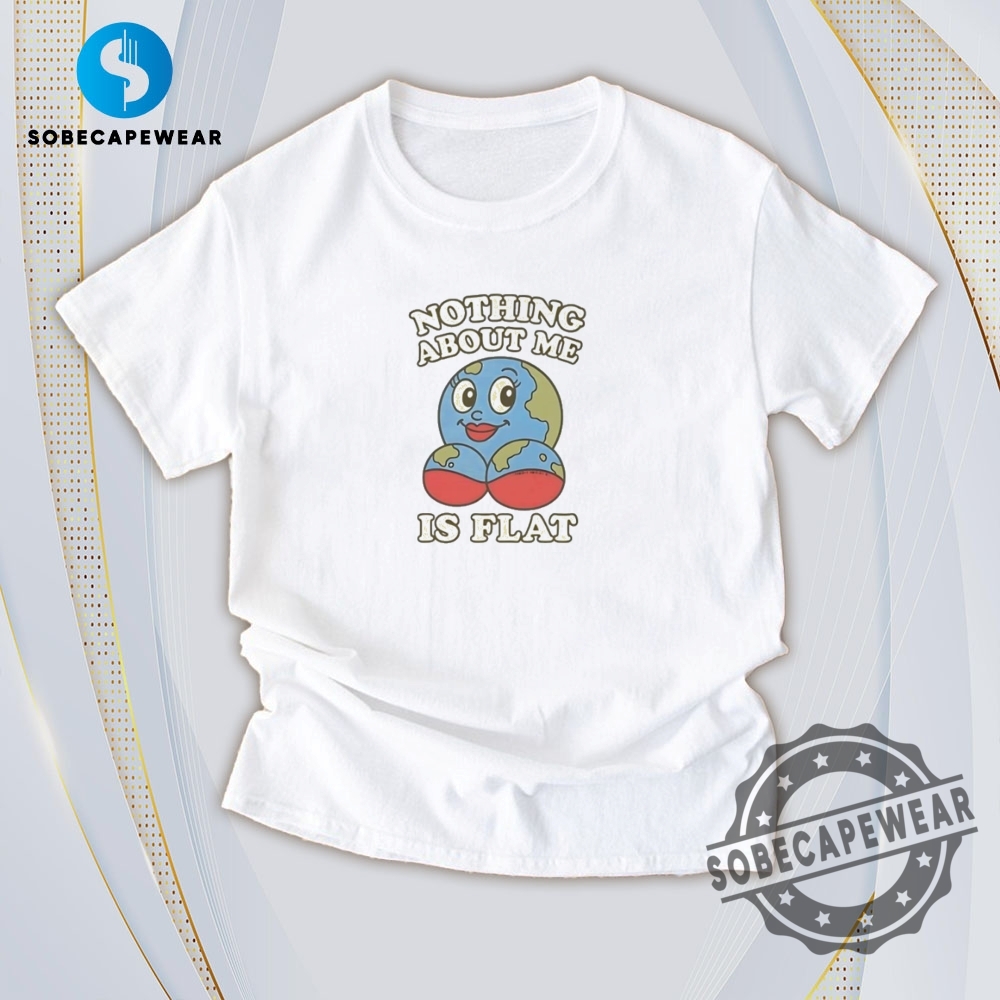 25 Stylish T-Shirts for Every Occasion 12 Earth Nothing About Me Is Flat Vintage Retro Shirt Sweatshirt Sweater Hoodie