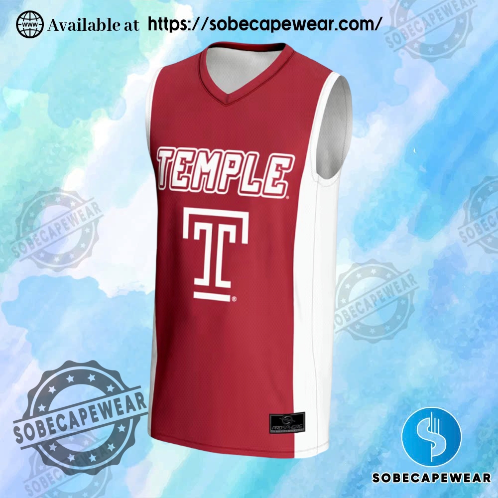 Temple Owls Red Basketball Jersey sobecapewear 1