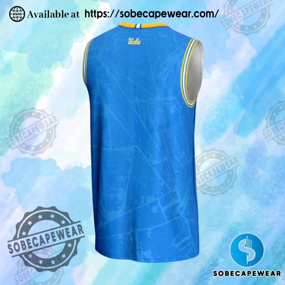 Ucla Bruins Vigor Light Blue Basketball Jersey 3 UCLA Bruins Vigor Light Blue Basketball Jersey
