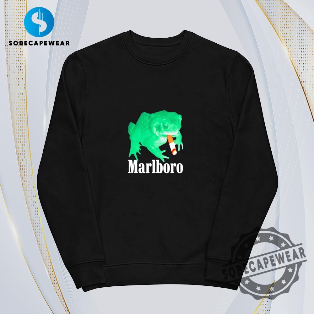 Marlboro Frog Smoking Vintage Retro Shirt Sweatshirt Sweater Hoodie 5 Marlboro Frog smoking Vintage Retro Shirt Sweatshirt Sweater Hoodie