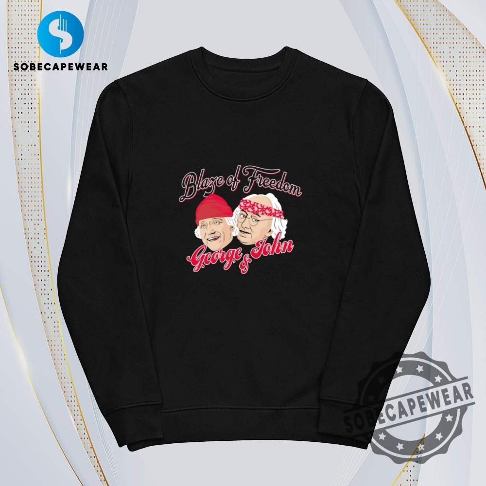 Blaze Of Freedom George And John Vintage Retro Shirt Sweatshirt Sweater Hoodie 5 Blaze of freedom George and John Vintage Retro Shirt Sweatshirt Sweater Hoodie