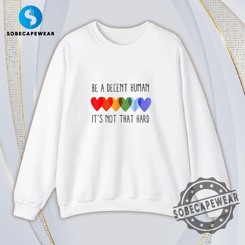 Be A Decent Human Its Not That Hard Pride Lgbt Vintage Retro Shirt Sweatshirt Sweater Hoodie 5 Be a decent human it’s not that hard pride LGBT Vintage Retro Shirt Sweatshirt Sweater Hoodie