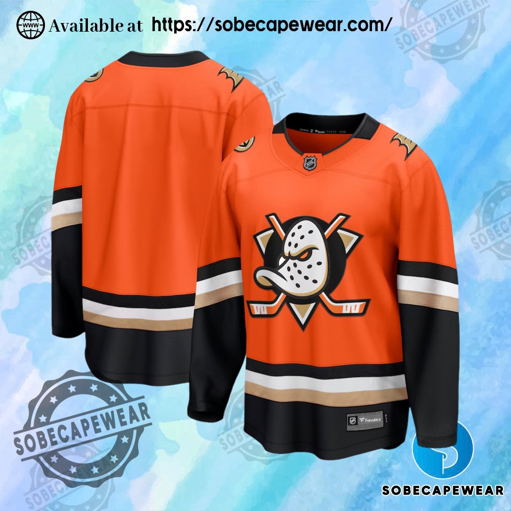 The Coolest Jerseys to Rock in Today 8 Mens Anaheim Ducks Fanatics Orange Home Breakaway Jersey