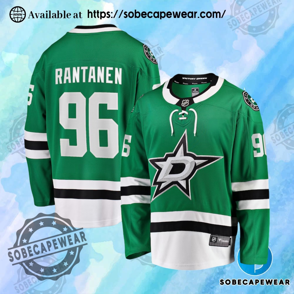 The Coolest Jerseys to Rock in Today 11 Mens Dallas Stars Mikko Rantanen Fanatics Kelly Green Home Breakaway Jersey