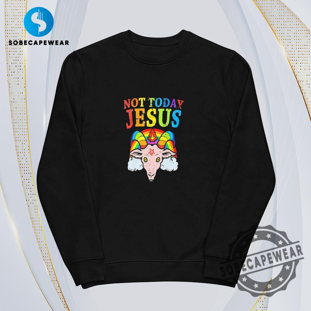 Not Today Jesus Pride Satan Vintage Retro Shirt Sweatshirt Sweater Hoodie 5 Not today Jesus Pride Satan Vintage Retro Shirt Sweatshirt Sweater Hoodie