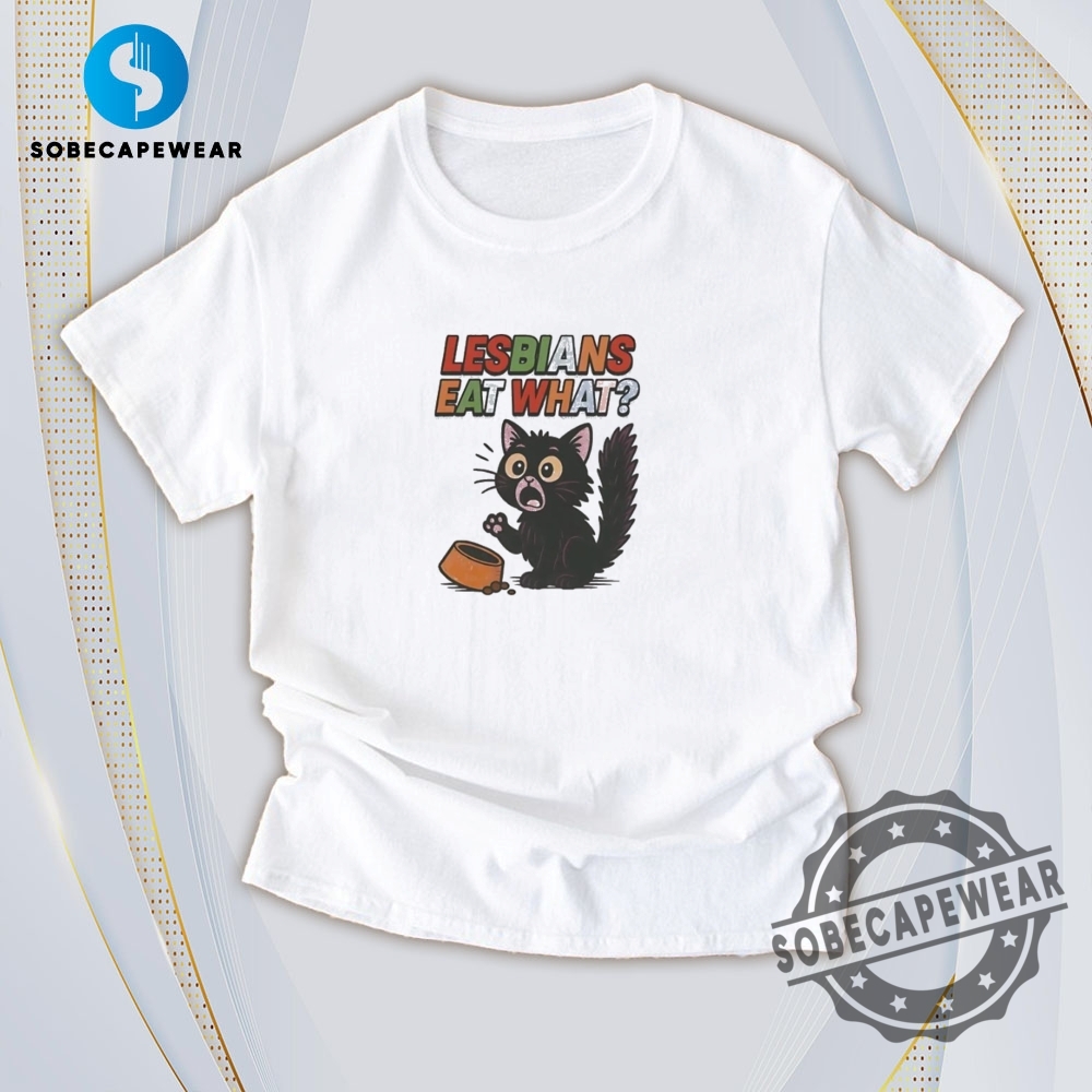 Black Cat Lesbians Eat What Lgbt Pride Month Vintage Retro Shirt Sweatshirt Sweater Hoodie sobecapewear 1
