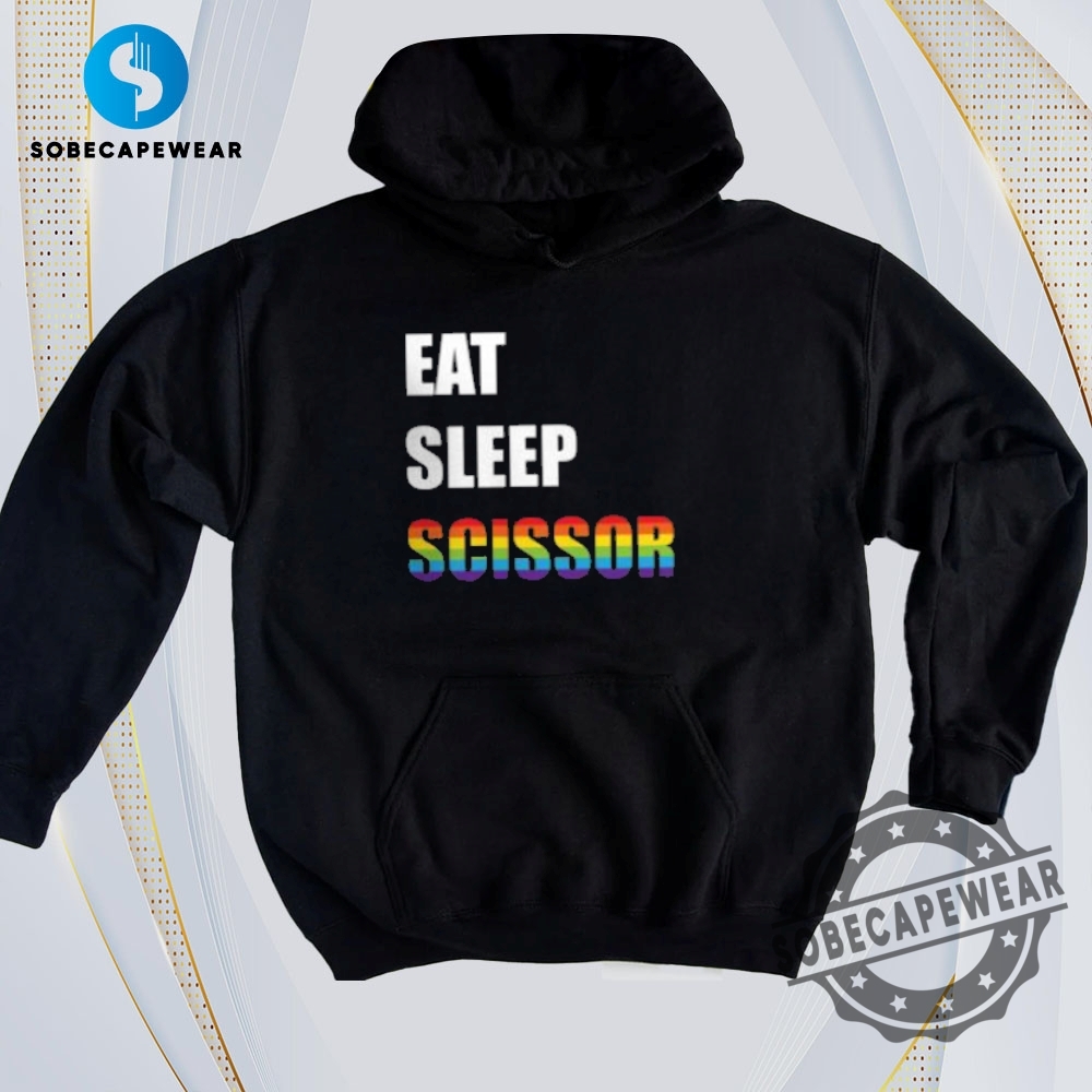Easy to Wear, Hard to Ignore: Chic T-Shirts You’ll Want 13 Eat Sleep Scissor Lgbt Vintage Retro Shirt Sweatshirt Sweater Hoodie