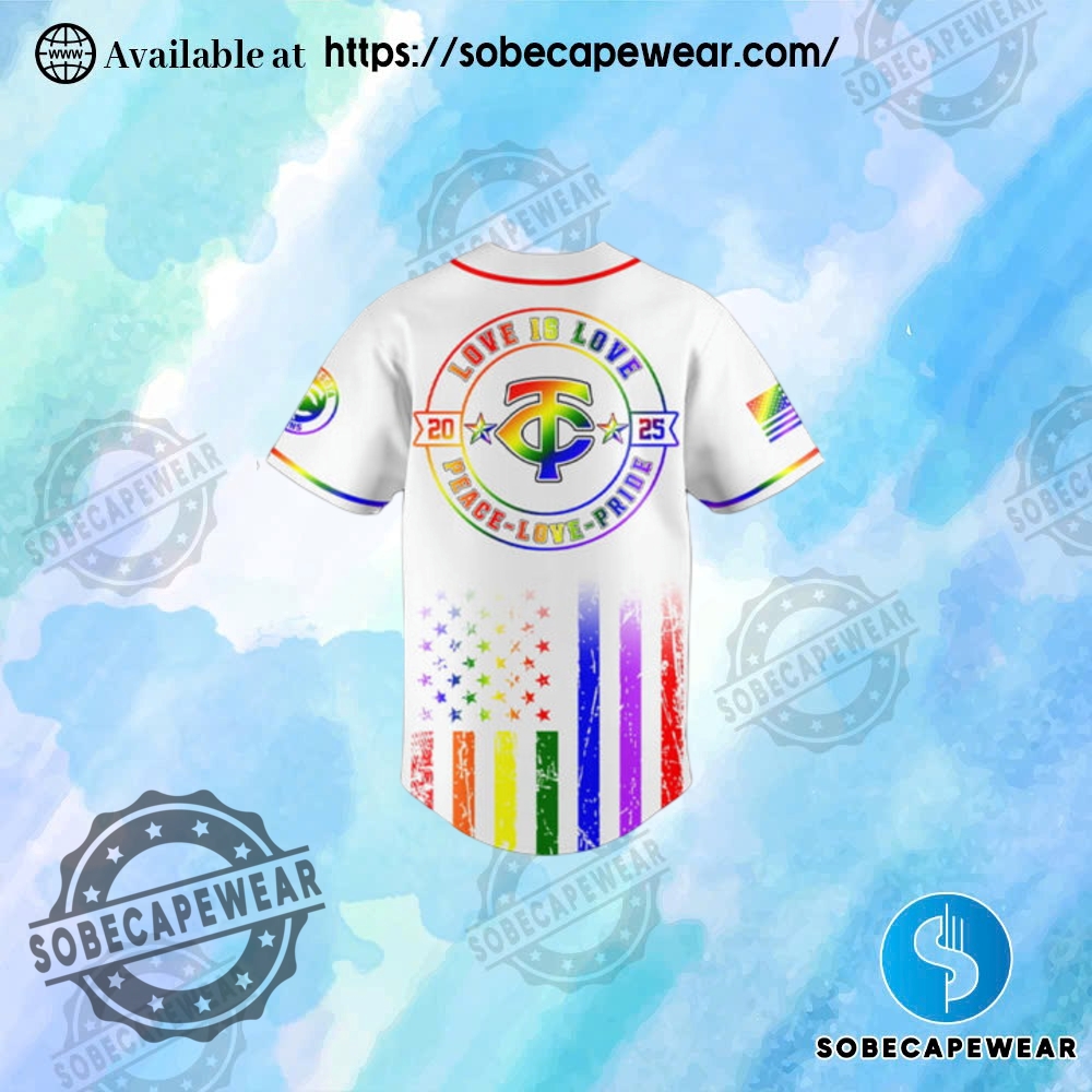 Twins Happy Pride Month Jersey 2025 3 Twins Happy Pride Month Jersey 2025