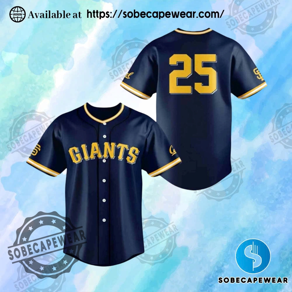 2025 Giants Cal Night Baseball Jersey Giveaway sobecapewear 1