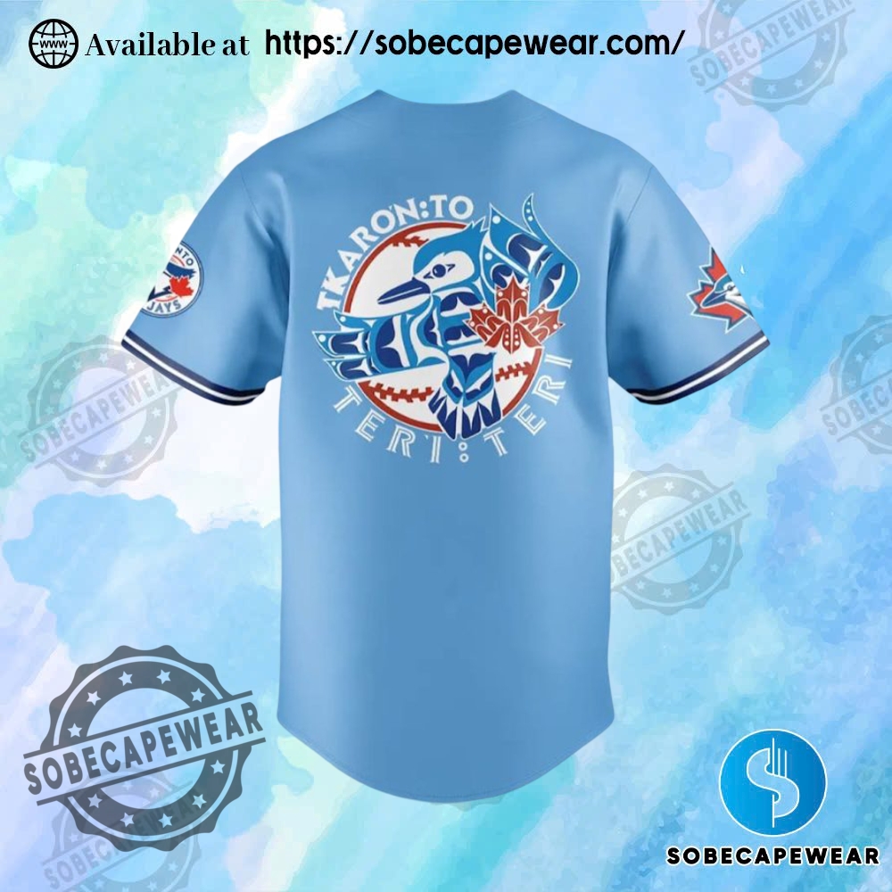 Blue Jays 2025 Indigenous Peoples Day Jersey 3 Blue Jays 2025 Indigenous Peoples Day Jersey