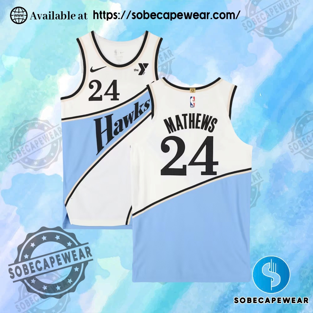 Sportswear Meets Streetwear: Trendy Jerseys You’ll Love 8 Garrison Mathews Atlanta Hawks Fanatics Authentic Player Issued No24 White Nike City Edition Jersey From The 2024 25 Nba Season