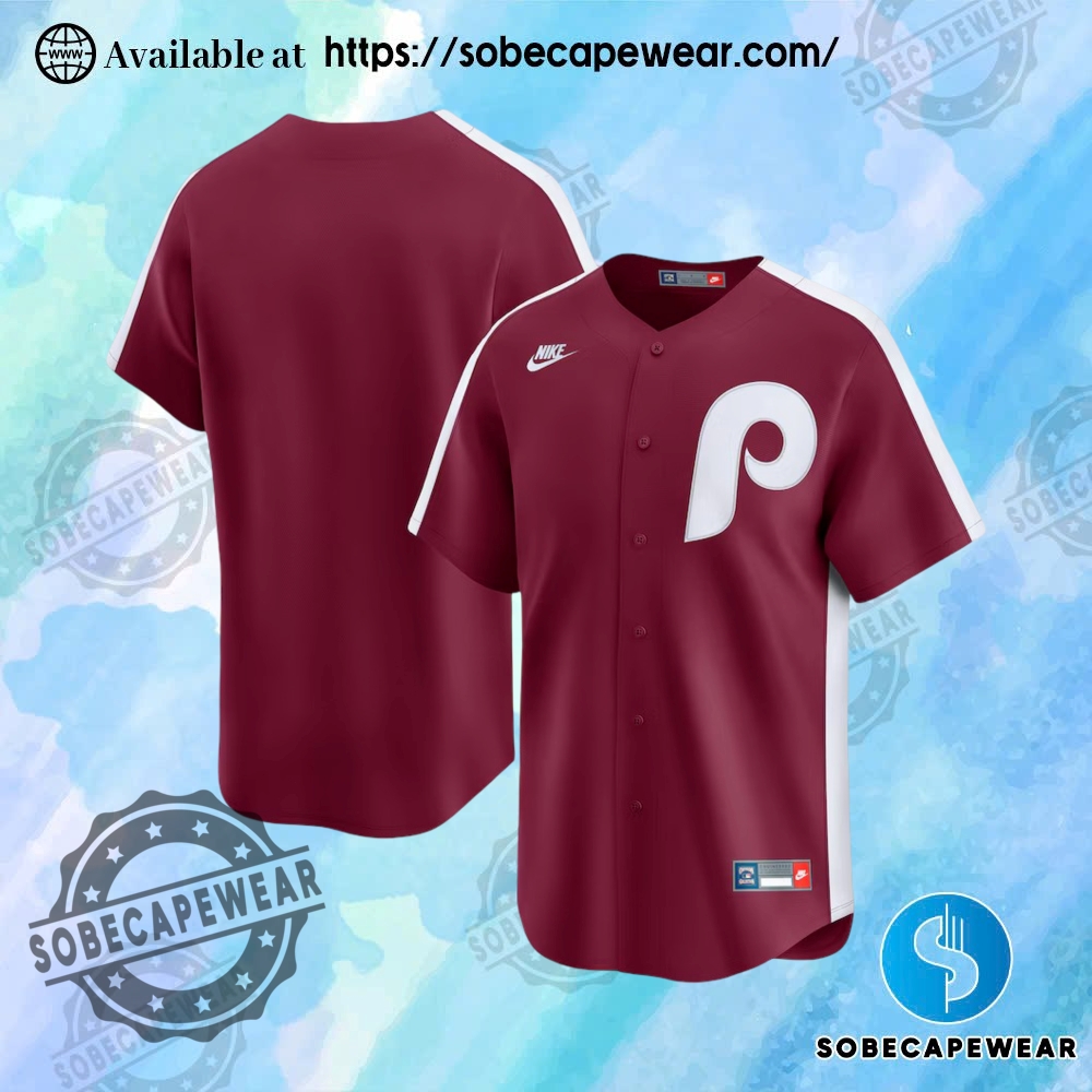 Sportswear Meets Streetwear: Trendy Jerseys You’ll Love 11 Philadelphia Phillies Nike Throwback Cooperstown Collection Limited Jersey Maroon