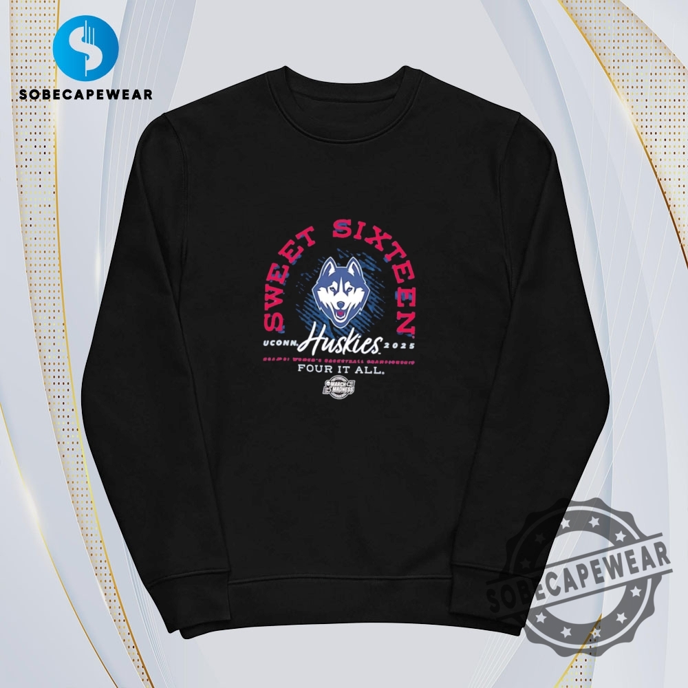 Uconn Huskies Sweet Sixteen 2025 Ncaa Division 1 Womens Basketball Championship Four It All Vintage Retro Shirt Sweatshirt Sweater Hoodie 5 Uconn Huskies Sweet Sixteen 2025 NCAA Division 1 Women’s basketball championship four it all Vintage Retro Shirt Sweatshirt Sweater Hoodie