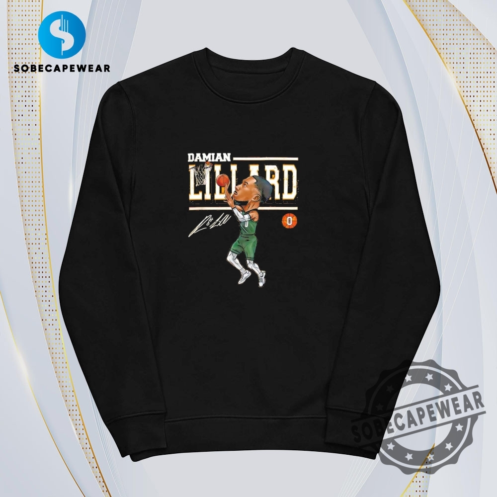 Damian Lillard Nbpa Milwaukee Bucks Cartoon Signature Vintage Retro Shirt Sweatshirt Sweater Hoodie 5 Damian Lillard NBPA Milwaukee Bucks cartoon signature Vintage Retro Shirt Sweatshirt Sweater Hoodie