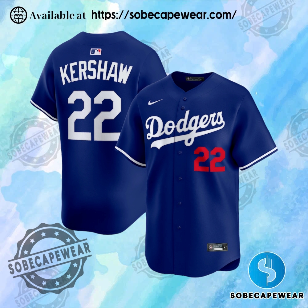 Trendy Jerseys That Make a Statement 21 Clayton Kershaw Los Angeles Dodgers Nike Alternate 2 Limited Player Royal Jersey
