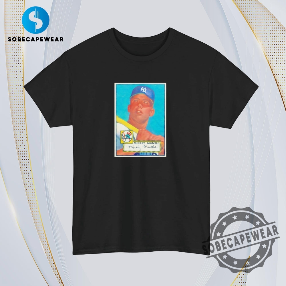 Mickey Mantle New York Yankees Baseball 1952 Vintage Retro Shirt Sweatshirt Sweater Hoodie 4 Mickey Mantle New York Yankees Baseball 1952 Vintage Retro Shirt Sweatshirt Sweater Hoodie
