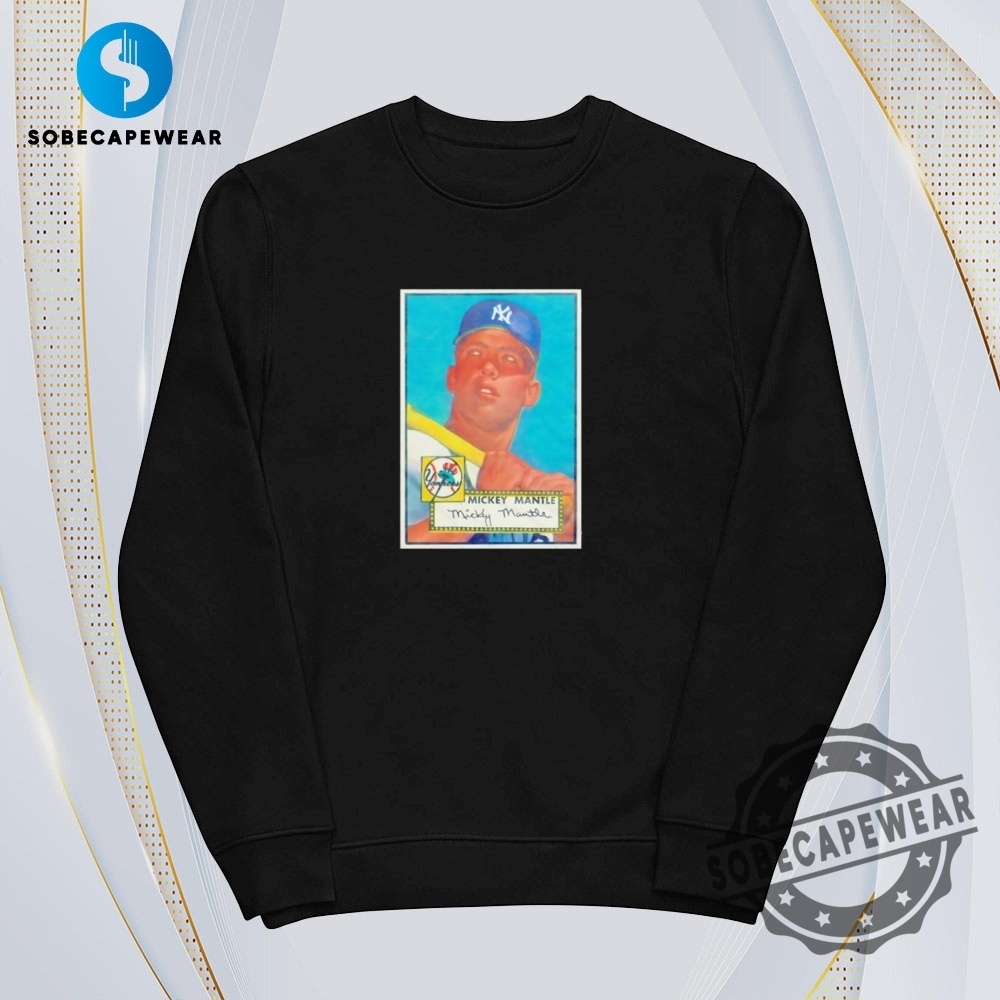 Mickey Mantle New York Yankees Baseball 1952 Vintage Retro Shirt Sweatshirt Sweater Hoodie 5 Mickey Mantle New York Yankees Baseball 1952 Vintage Retro Shirt Sweatshirt Sweater Hoodie