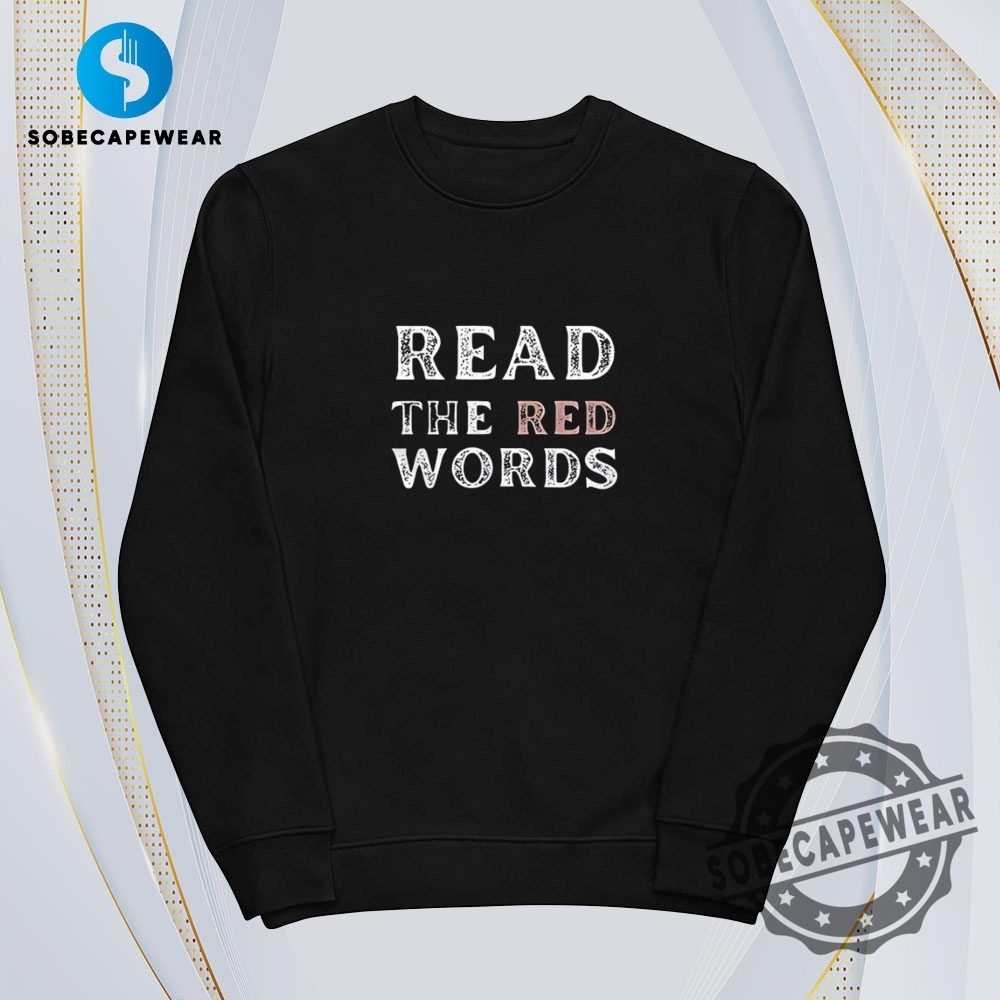 Read The Red Words Vintage Retro Shirt Sweatshirt Sweater Hoodie 5 Read the red words Vintage Retro Shirt Sweatshirt Sweater Hoodie